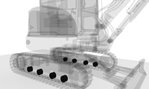 Bottom Track Roller for Neuson ET90