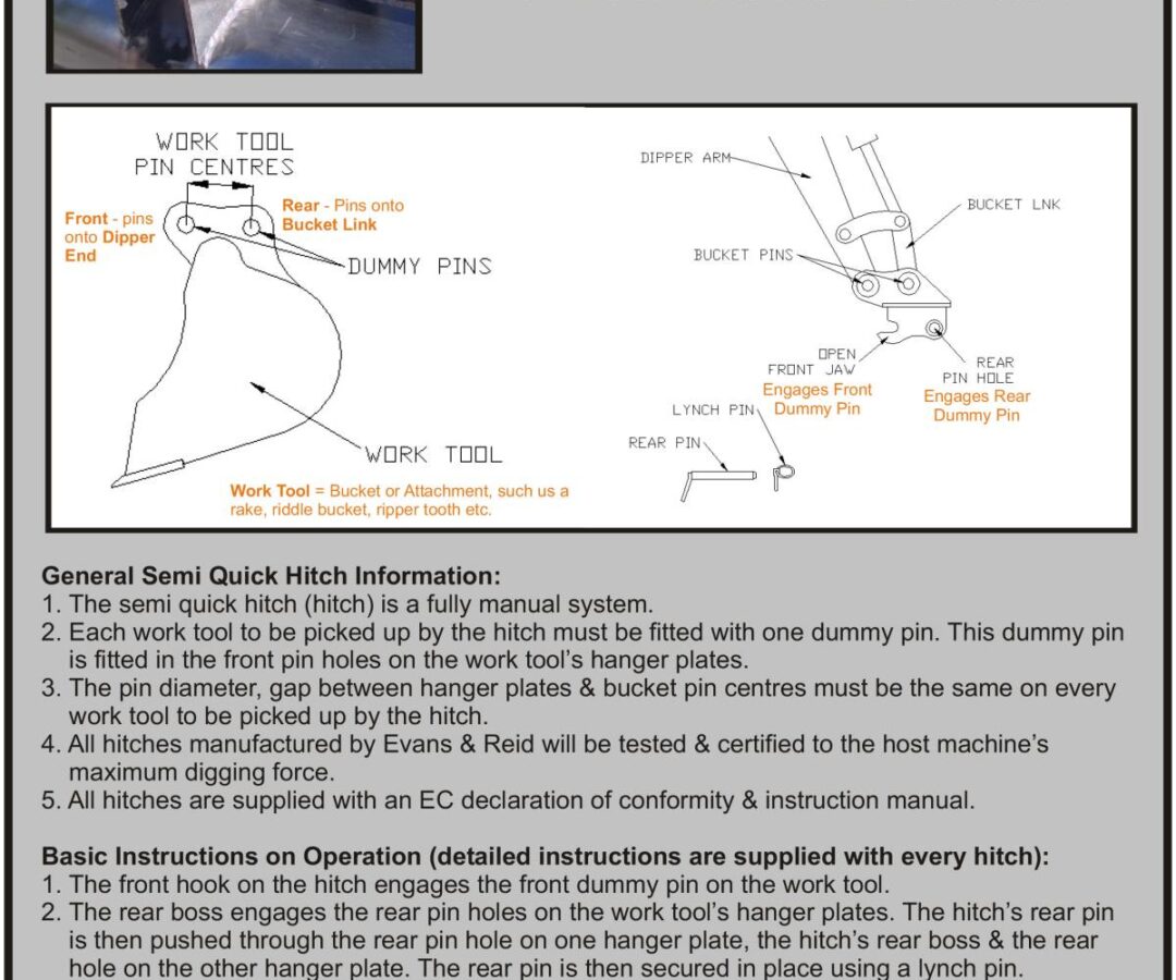 Takeuchi TB217 Semi Quick Hitch
