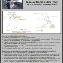 Takeuchi TB217 Semi Quick Hitch