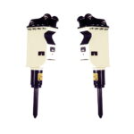 Demoter Hydraulic Mini Excavator Breaker / Pecker up to 1.2 Tonne