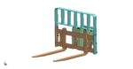 Pallet Forks & Frame - 5.6 ton - 8 ton Digger Excavator - Image 4