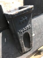 24" / 600mm Planer Cutting Edge - welded under CAT 205 Teeth - Image 4