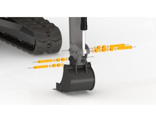 Dipper Bucket End Pin & Bush Kit for Hitachi ZX30UR