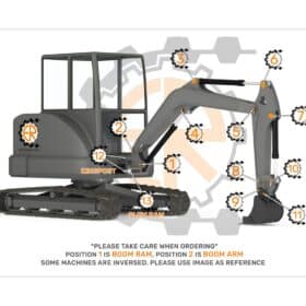 Pins Bushes & Seals for Takeuchi TB290-2