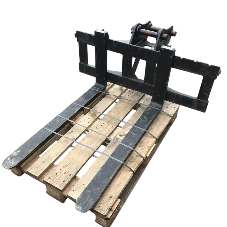 5T Pallet Forks - 45mm pins ITA Pallet Fork Carriage - To suit 4 - 6 Ton Excavator (45mm Pin) Takeuchi / Case / Kobelco - Image 1