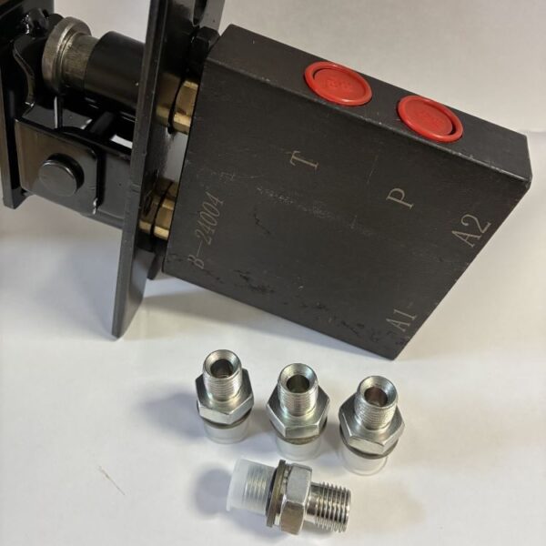 Excavator Auxillary Hydraulic Control Valve & Foot Pedal - Image 4