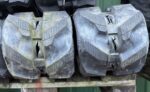 Pair of Used 230x96x35 Rubber Tracks - Doosan, Hirowa, Hitachi, IHI, Komatsu, Kubota